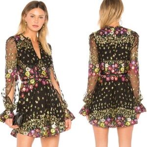 Lovers + Friends Sequin Mesh dress NWT